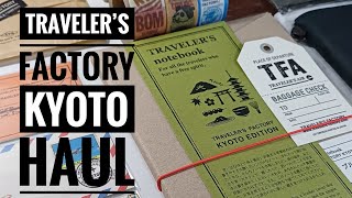 TRAVELERS FACTORY KYOTO | Haul & ASMR Unboxing!