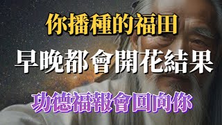 別急！你只需要做善事，所有你佈施出去的福報功德早晚會回向你，沒有例外！