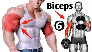 6 Muscle Growth Biceps Exercises( fastest) | मछलियां BICEPS Exercises