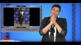 Deaf Man makes GSU homecoming history (ASL - 10.6.19)