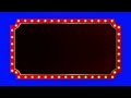 Theater Sign With Neon Lights Frame😍 | Free Download - No Copyright