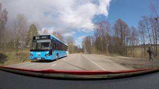 【4K】Suburbs Drive, Kirkkonummi to Espoo