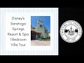 Disney's Saratoga Springs Resort & Spa, 1 Bedroom Villa Tour