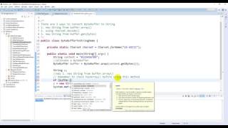 Java NIO - ByteBuffer To String Demo