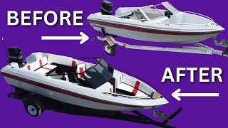 Full boat restoration - Start to finish - 1990 Marvac Classic - 1982 Mercury 90HP