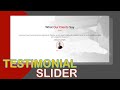 How to Create Responsive Testimonial Slider Using Bootstrap
