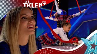 10 años y ya realiza uno de los mejores espectáculos AEREOS | Audiciones 6 | Got Talent España 2023