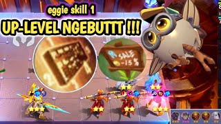 EGGIE SKILL 1 COMMANDER FASTEST LEVEL UP | GAMEPLAY EGGIE SKILL 1 MAGIC CHESS #eggie #tharz3