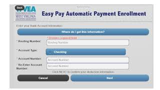 WVEA Easy Pay