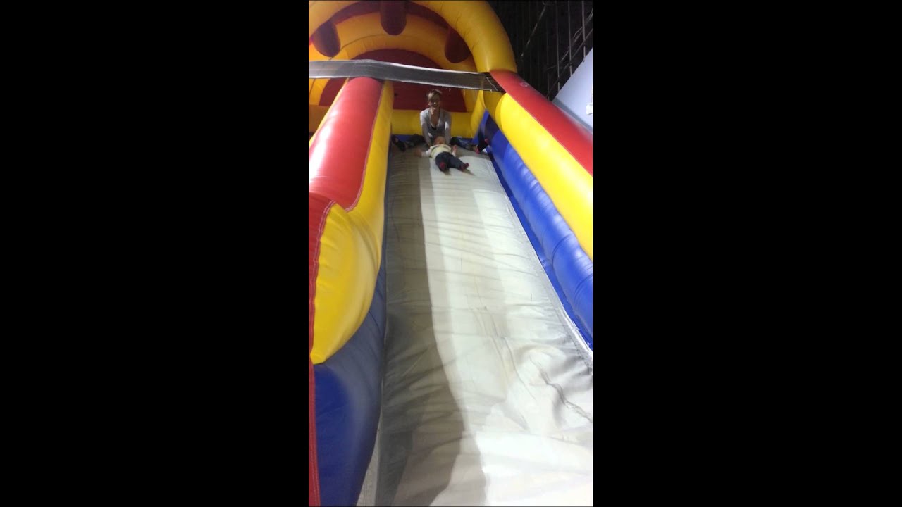 Hilarious Inflatable Slide Fail Youtube