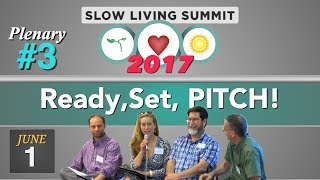 2017 Slow Living Summit #3: Ready, Set, PITCH!