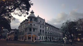 Walking the Kandy City at Dusk (4K, 3D Audio)