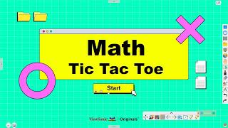 ViewSonic Originals - Math Tic Tac Toe