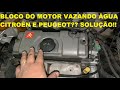 V-01/BLOCO DO MOTOR TRINCADO FURADO CORROÍDO VAZANDO ÁGUA CITROËN C3 1.4 PEUGEOT 206 207 1.4/SOLUÇÃO