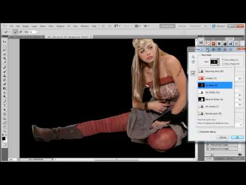 Cutout a photo and Refine Edge, Photoshop Tutorial Cutout a photo and Refine Edge, Photoshop Tutorial