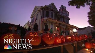 See 3,000 Jack-O'-Lanterns Glow At West Virginia’s Pumpkin House | NBC Nightly News