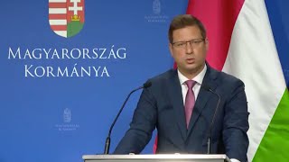 Gulyás Gergely Orbán Viktor nyaralásáról I 2023. augusztus 24., kormányinfó