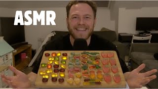 ASMR: HARIBO GUMMY SWEETS - CANDY EATING SOUNDS - SOFT WHISPERS - MUKBANG - RAMBLES