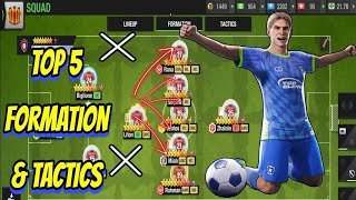 Top 5 Formations and Tactics in Top Eleven 2025