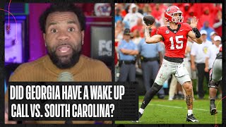 Did Kirby Smart, Georgia have a MASSIVE wake up call against South Carolina? | No. 1 CFB Show