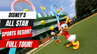 Disney's All-Star Sports Resort  Tour and Review 2024 | Refurbished Rooms and Mo