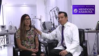 La modelo Celina Atilano acude para dejar de usar lentes mediante LASIK