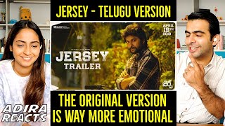 Jersey Telugu Trailer Reaction | Nani Jersey Trailer Reaction | Reaction By Foreigners