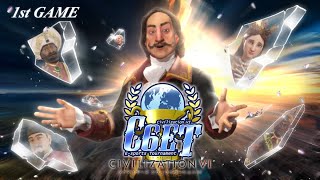 Civilization6 | 第９回 Civilization 6 e-Sports Tournament 第①試合【大会】