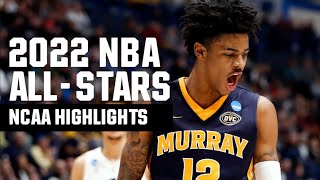 2022 NBA All-Stars and their March Madness highlights