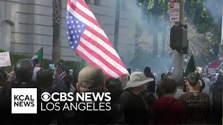LAPD issues dispersal order following No Kings Day protest