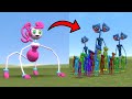 MOMMY LONG LEGS VS GAINT HUGGY ARMY! 😱 - Garry's mod Sandbox