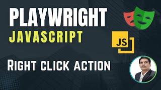 Playwright with Javascript | Mouse Right Click/Context Click Action | Part 22