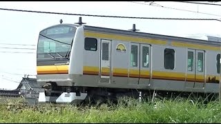 南武線新型車両 N4編成！E233系8000番台6両 事業用配給列車　中原電車区配給輸送