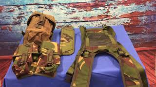 British army surplus DPM camouflage webbing