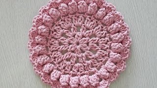 코바늘 입체 냄비받침 도일리-crochet doily