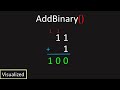 Code Binary Addition (LeetCode 67:  Add Binary)