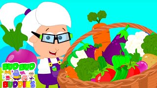 Vegetables Song | Learn Vegetables For Kids | Bud Bud Buddies Nursery Rhymes \u0026 Baby Songs