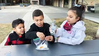 Exploding snowman ⛄️with ABC | January experiment 🔬 | #viral #explore #boom