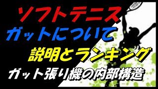 ソフトテニスのガットの説明とランキング