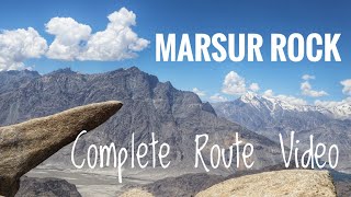 Marsur Rock Hussainabad Skardu travel Vlog | Masroor Rock Skardu | #masrur #marsurrock #skardu