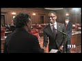 mayor justin bibb administers the oath of office to his cabinet