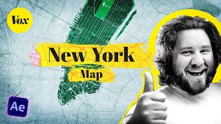 How to Make a Map Animation like Vox [After Effects Tutorial]