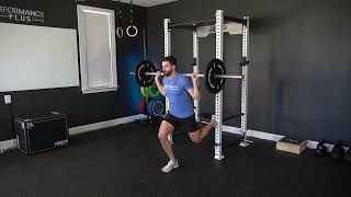 Barbell Rear Foot Elevated Split Squat