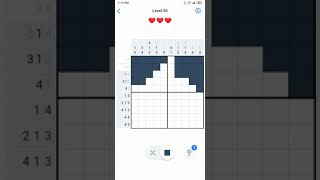 Nonogram Puzzle Level 50 | Gameplay Walkthrough | Easy Solution | Solutions in 1 min