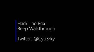 Hack The Box - Beep Walkthrough
