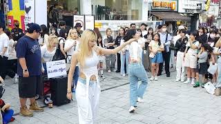 20230606 HONGDAE BUSKING 홍대 댄스팀 얼루어(Allure) 버스킹 08 - Hype Boy _ NewJeans