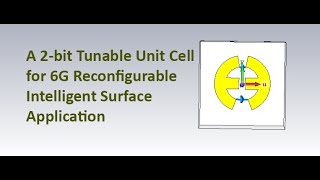 A 2-bit Tunable Unit Cell for 6G Reconfigurable Intelligent Surface Application