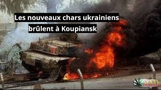 Les Tirs de Chars Russes ont Neutralisés les Véhicules Blindés Ukrainiens à Koupiansk