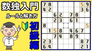 【ナンプレの解き方】初心者向け数独のルールと基本を解説します