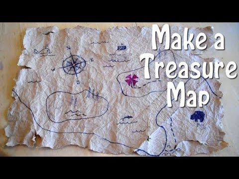 How to Make a Treasure Map - easy, even for slow pirates! How to Make a Treasure Map - easy, even for slow pirates!